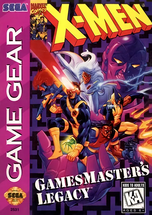 Обложка игры X-Men: Gamesmaster's Legacy
